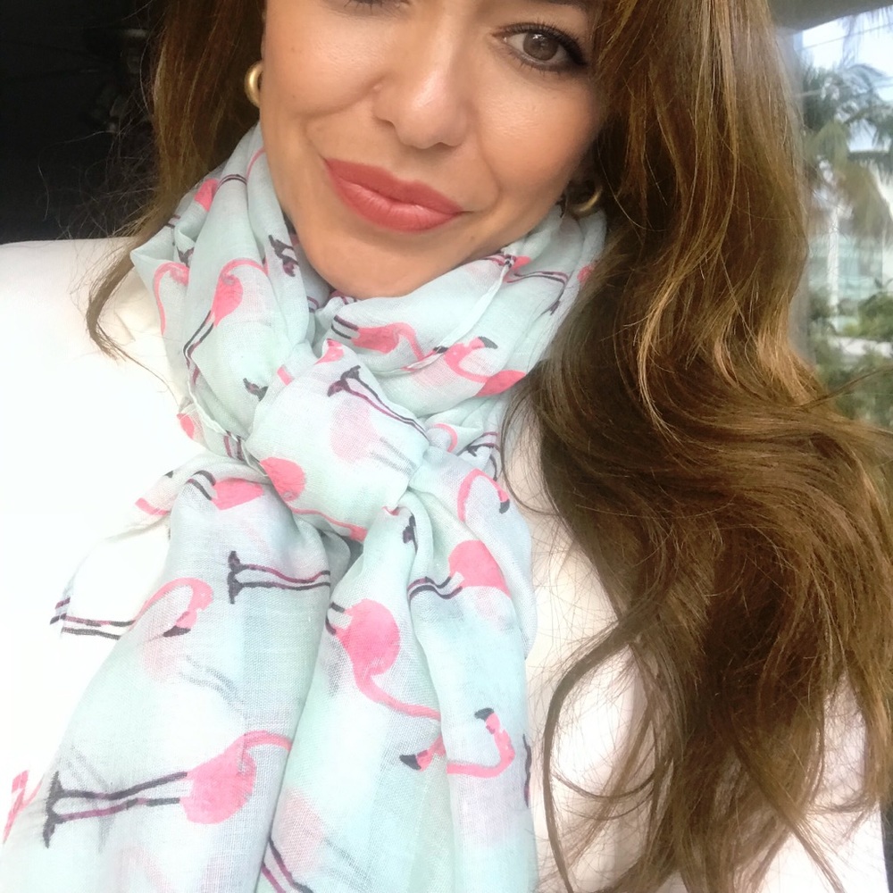 Super Cute Flamingo Scarf